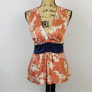 Wendy Hil silk blouse sz M